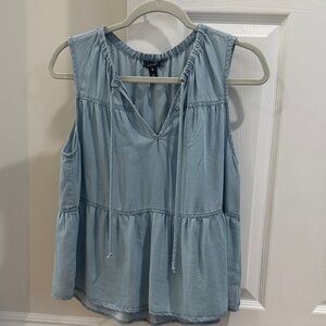 Aqua Jean Sleeveless Top